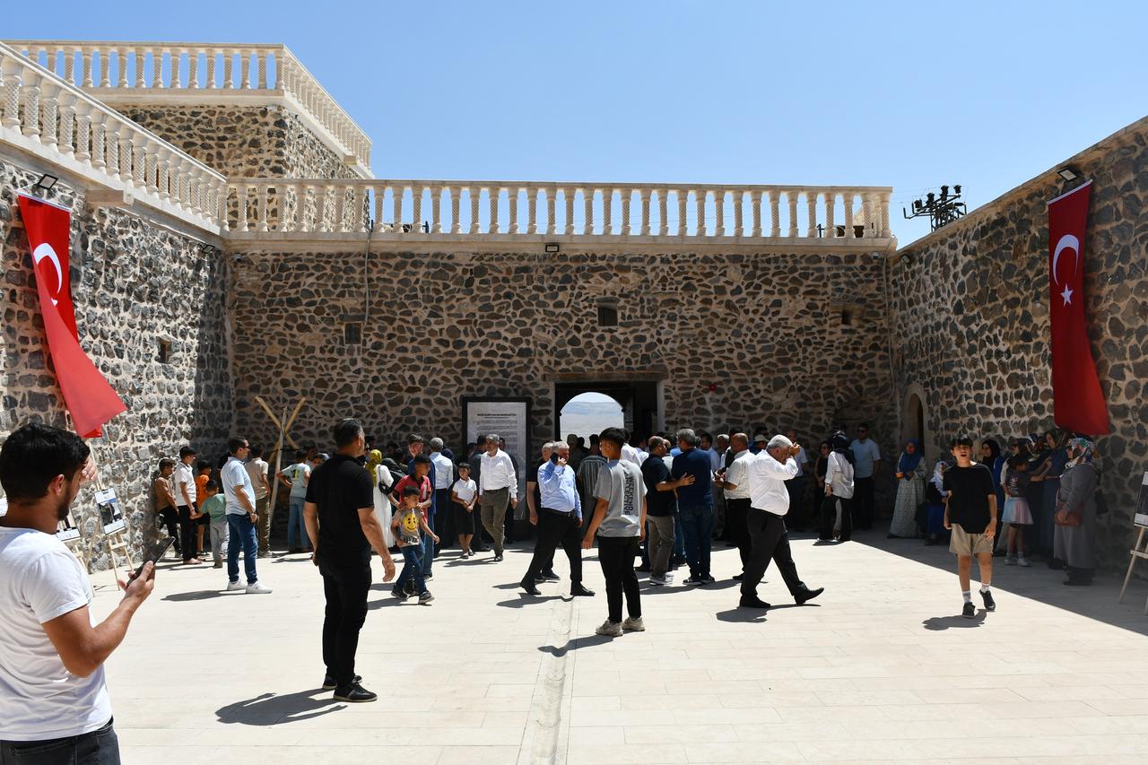 The 1,600-year-old Mor Kiryakus Monastery in Batman’s Besiri district reopened to visitors after restoration, June 17, 2025. (AA Photo)