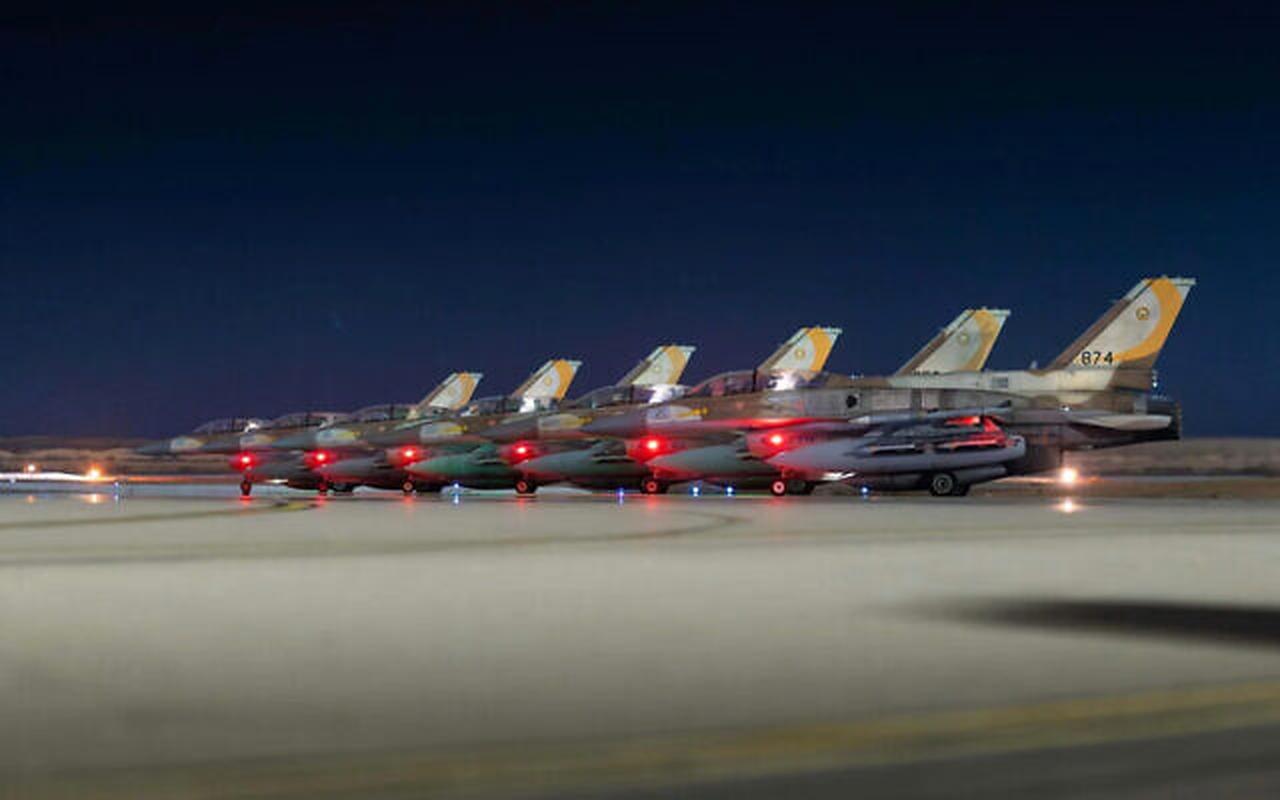 Israeli Air Force fighter jets depart for strikes in Iran, early July 13, 2025. (Israeli Army)
