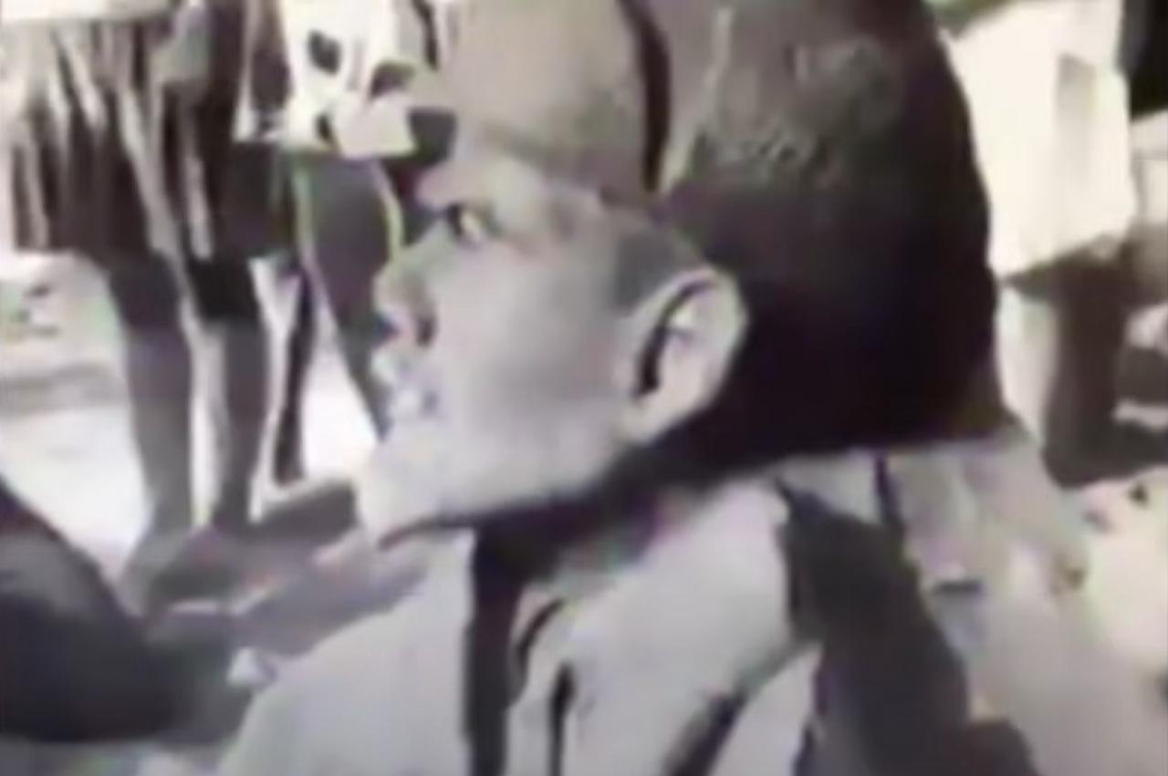 Image showing the moment the lost Lenin statue was discovered on the Black Sea coast in Akcakoca, Duzce, Türkiye in 1993, June 16, 2025. (Photo via T24)