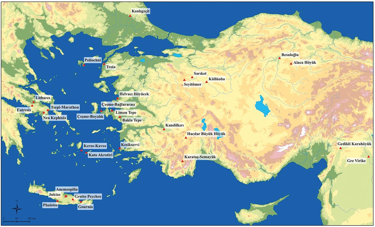 Settlements of the 3rd and 2nd millennium B.C., February, 2025. (Photo via Cambridge Archaeological Journal)