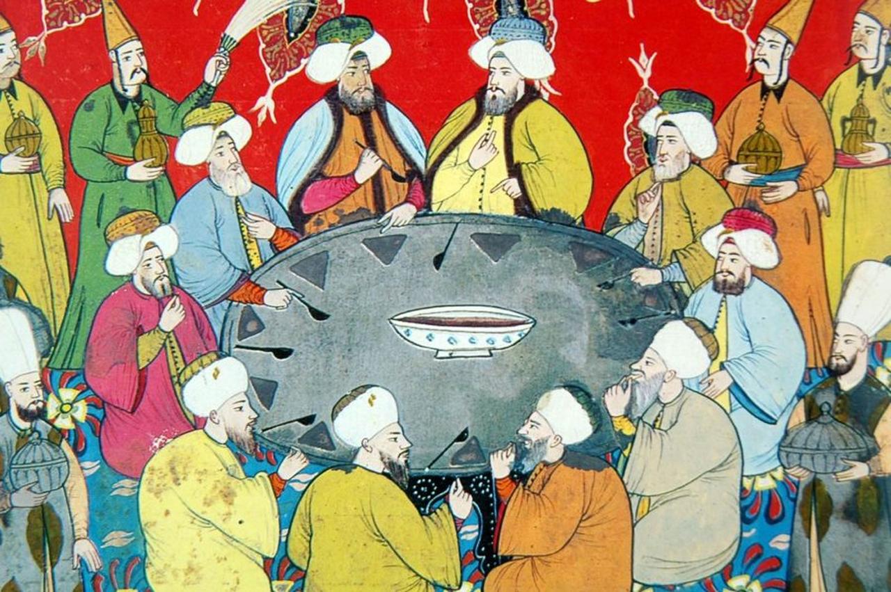 Levni and Surname: The Story of an Ottoman Festival. (Photo Via Esin Atil Kocbank Publications. 1999, Istanbul)