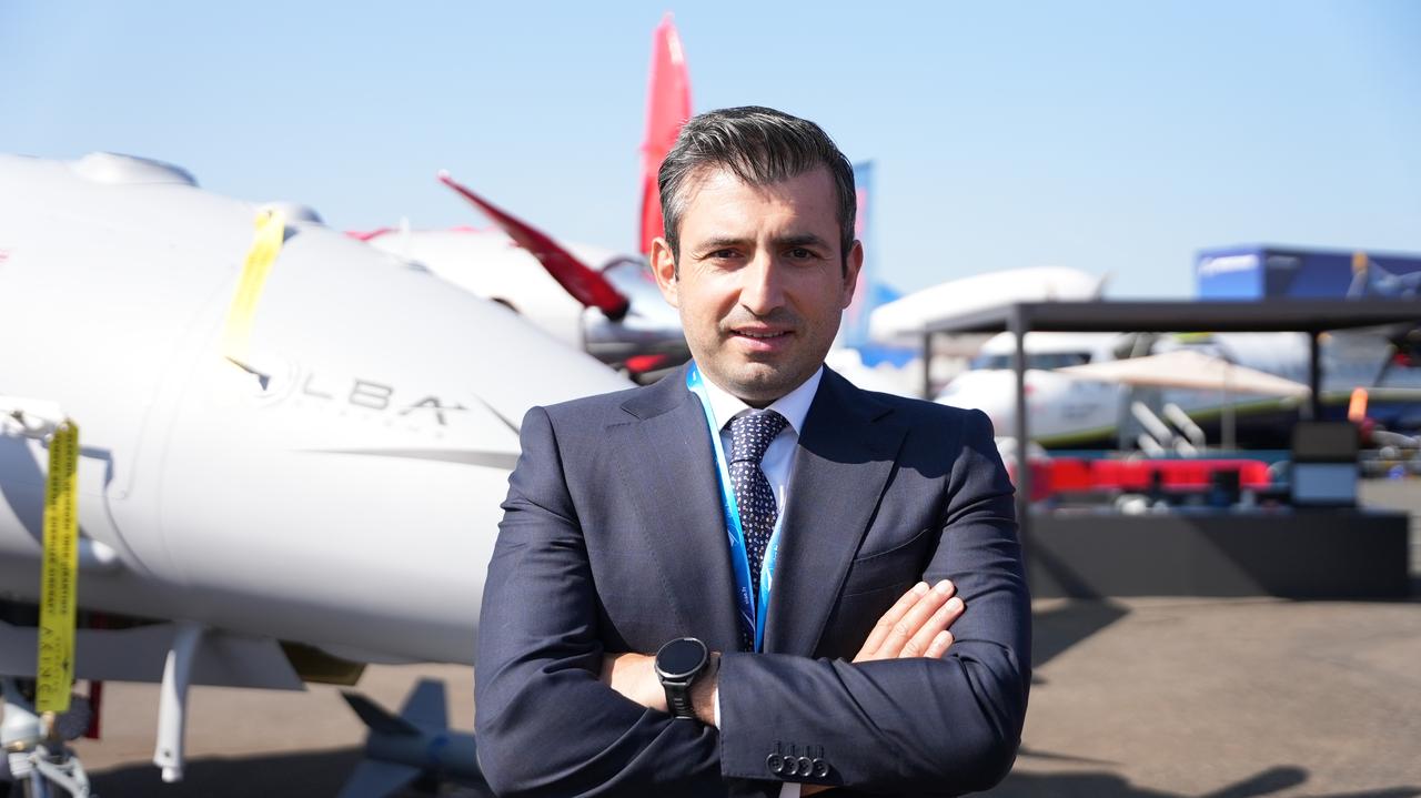 Baykar chairman Selcuk Bayraktar at the Paris Air Show in Paris, France on June 16, 2025. (Baykar / Handout)