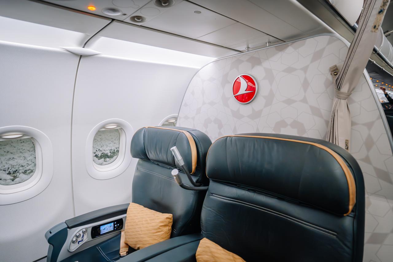 The business class cabin of a Turkish Airlines aircraft, accessed on June 18, 2025. (Adobe Stock Photo)