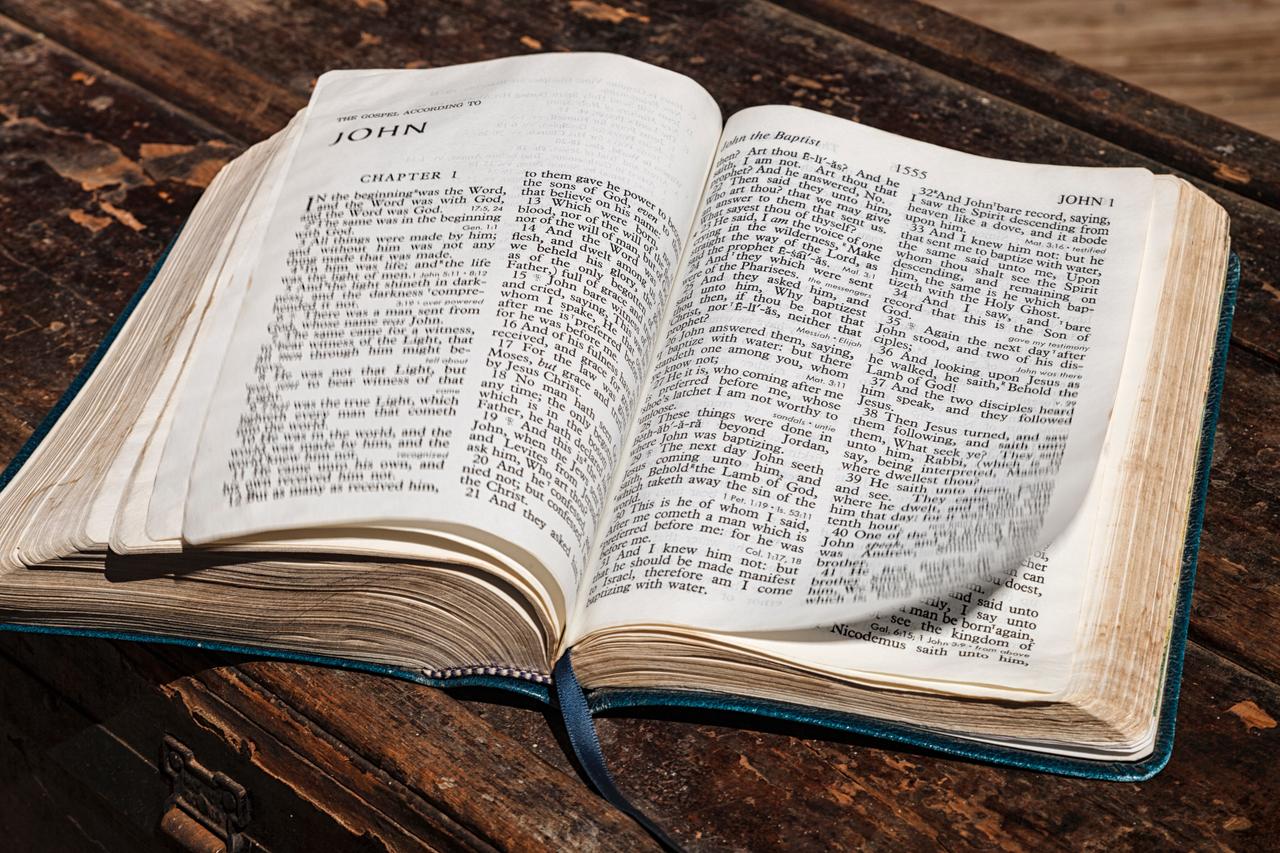 The Bible, showing Gospel of John. (Adobe Stock Photo)