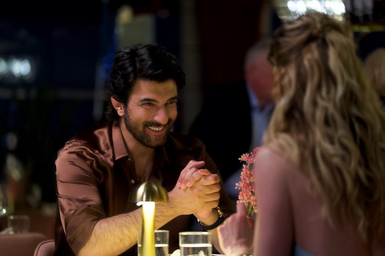 The mini-series "Istanbul My Love", which captures the spirit of Istanbul through a cinematic lens and stars Engin Akyurek (L) and Afra Saracoglu (R), will premiere Thursday on Go Türkiye’s YouTube channel, June 19, 2025. (Photo via Go Türkiye)