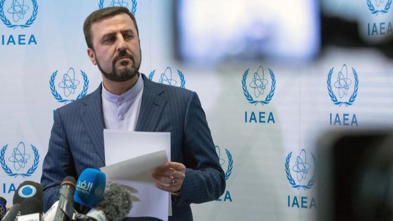 A file photo of Kazem Gharibabadi at the International Atomic Energy Agency Board of Governors meeting in Vienna. (AFP Photo)