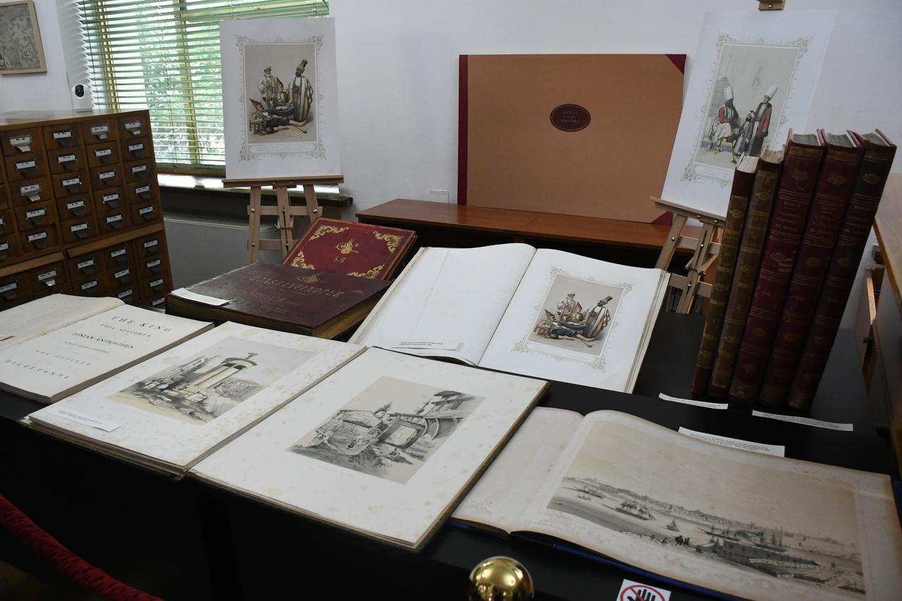 "Memory of the Mediterranean" exhibition featuring Ottoman works opens in Albania's capital Tirana, June 18, 2025. (AA Photo)