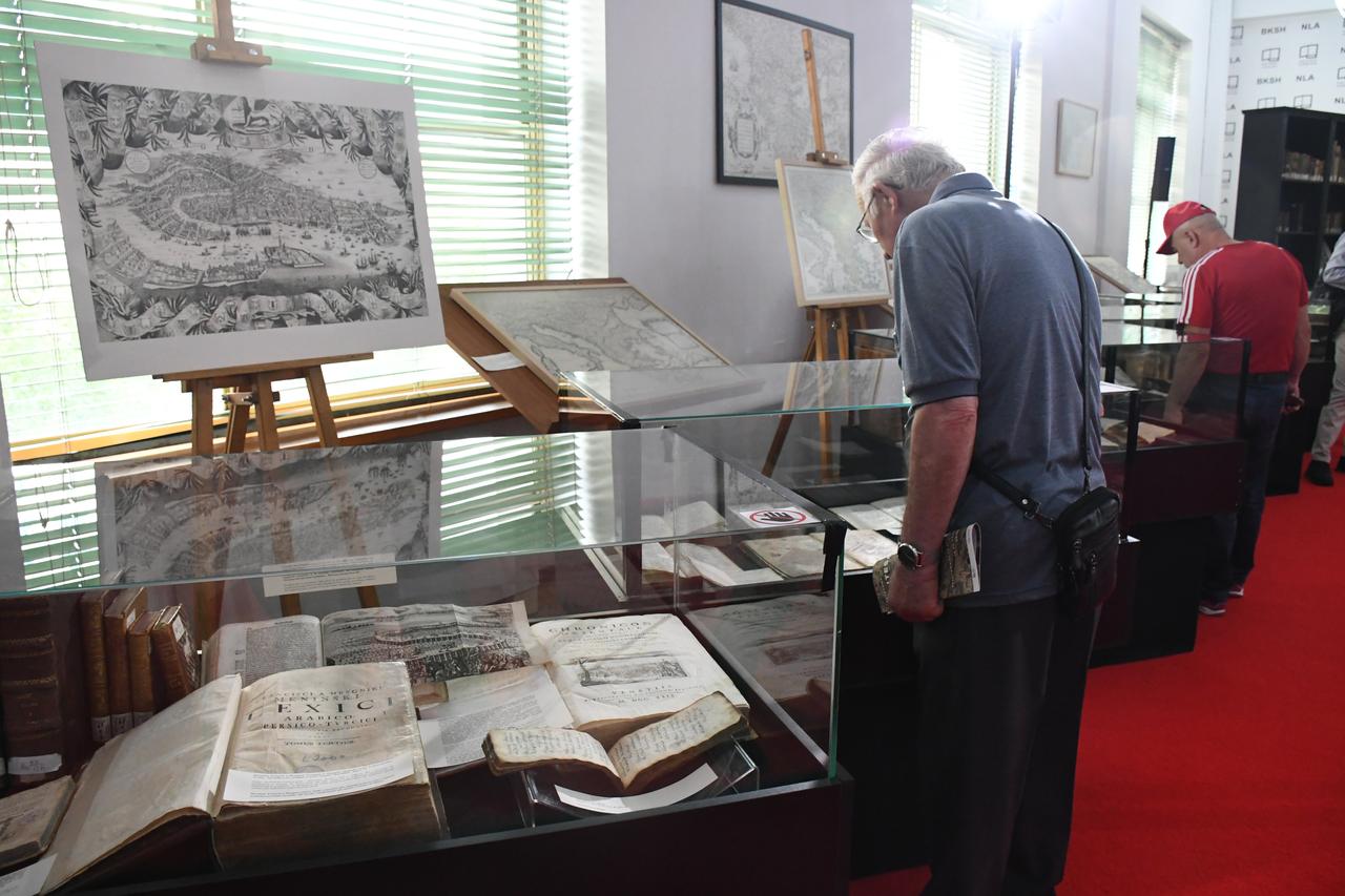 "Memory of the Mediterranean" exhibition featuring Ottoman works opens in Albania's capital Tirana, June 18, 2025. (AA Photo)