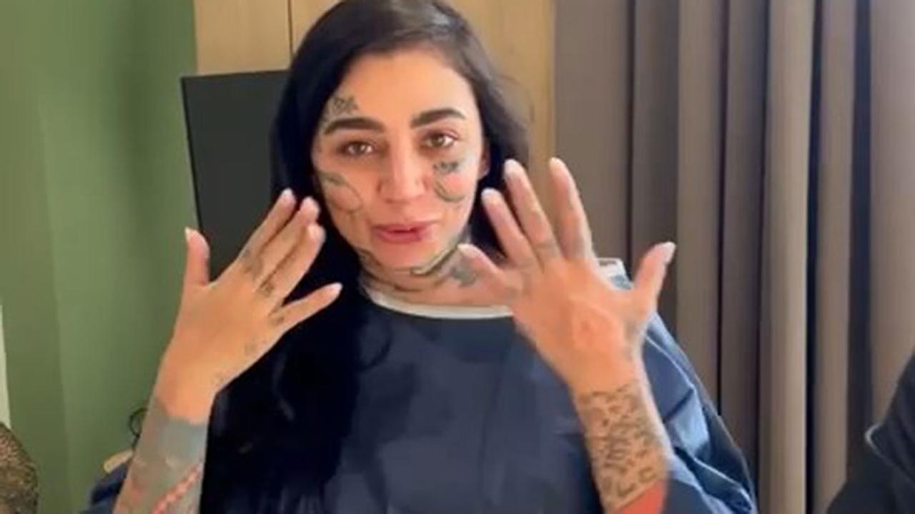 Ana Barbara Buhr Buldrini’s final appearance before undergoing surgery, Istanbul, Türkiye. (Photo via Ekol TV)