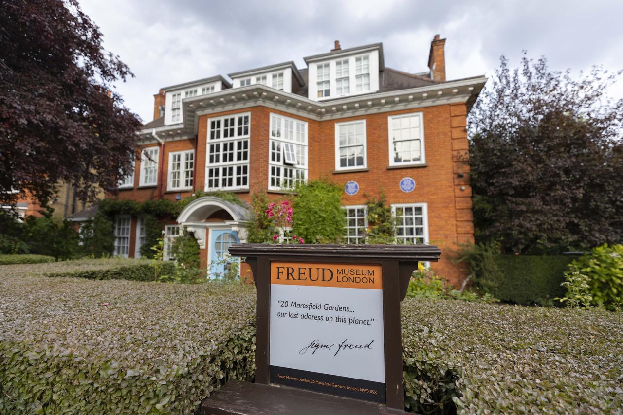 A view of Freud Museum London where psychoanalyst Sigmund Freud lived with his family during the last year of his life in London, United Kingdom, September 22, 2022. (AA Photo)