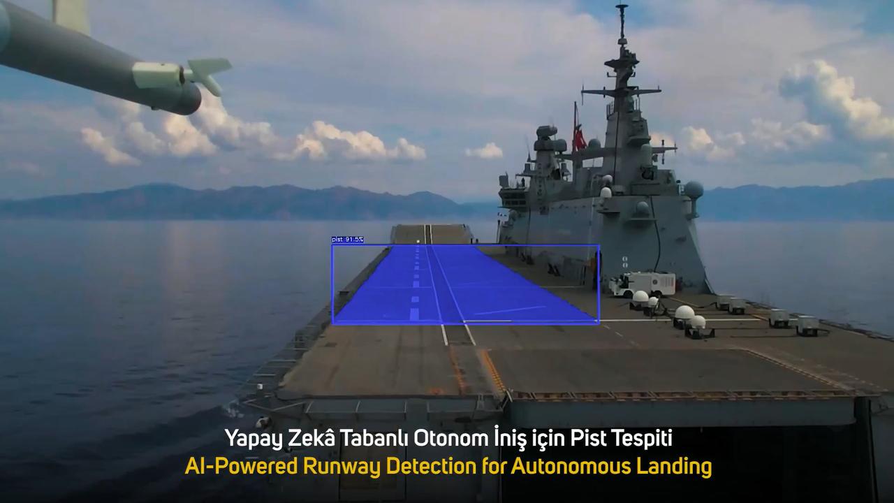 Bayraktar TB3 drone achieves AI-assisted autonomous takeoff and landing
