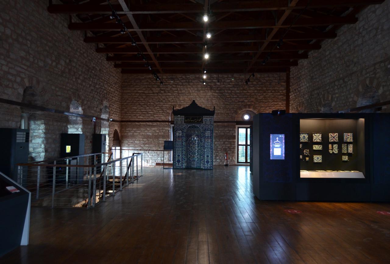 A view of the exhibition space inside the Palace of the Porphyrogenitus (Tekfur Palace) after its conversion into a museum, Istanbul, Türkiye, December 17, 2020. (Photo via The Byzantine Legacy)