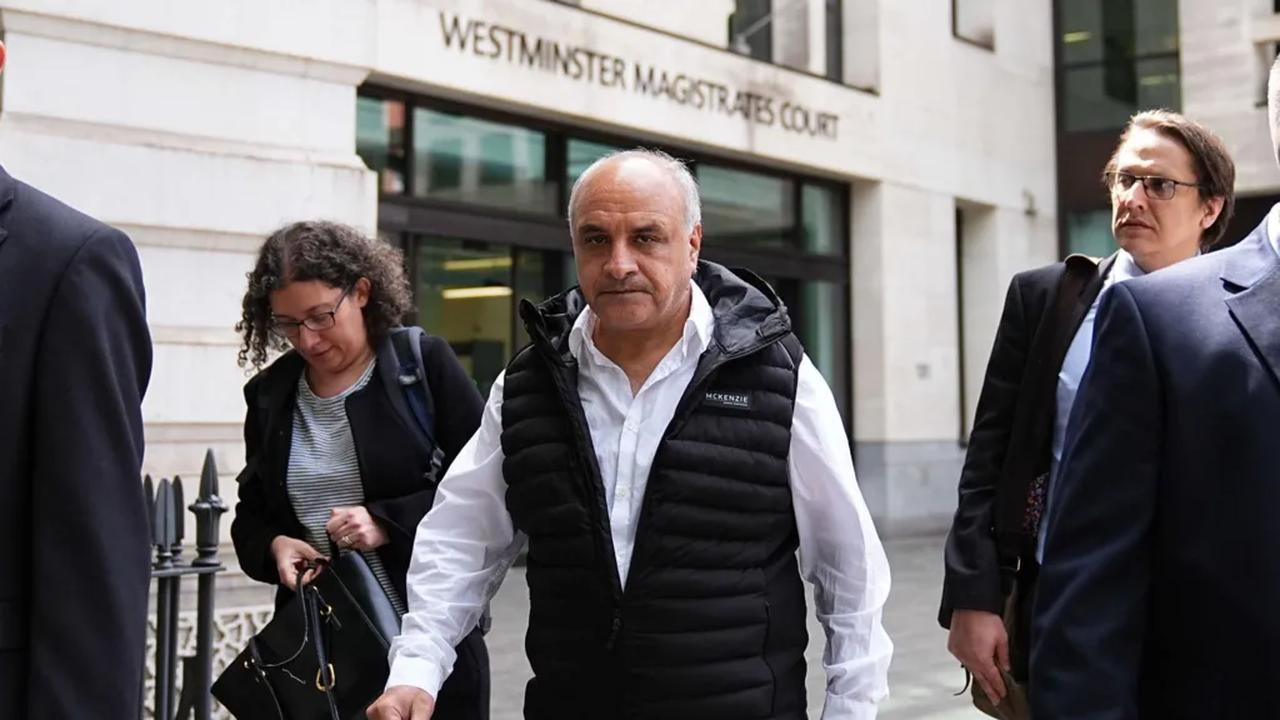 Photo shows Hamit Coskun leaving Westminster Magistrates Court in London, UK on June 2, 2025. (Photo via BBC)