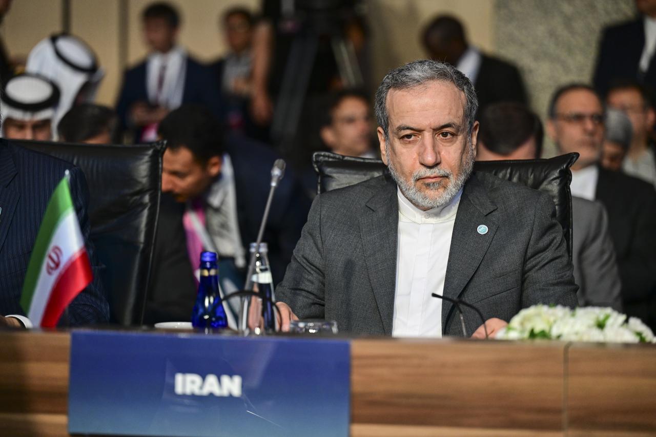 Iranian Foreign Minister Abbas Araghchi attends the 51st Meeting of the Council of Foreign Ministers of the Organization of Islamic Cooperation (OIC) in Istanbul, Türkiye, on June 21, 2025. (AA Photo)