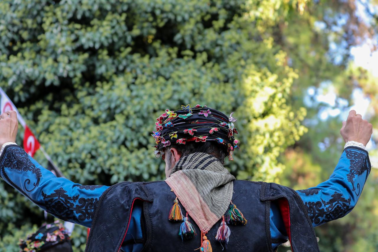 A man dressed in a Zeybek costume during a local festival in Mentese, Mugla, Türkiye. (Adobe Stock Photo)