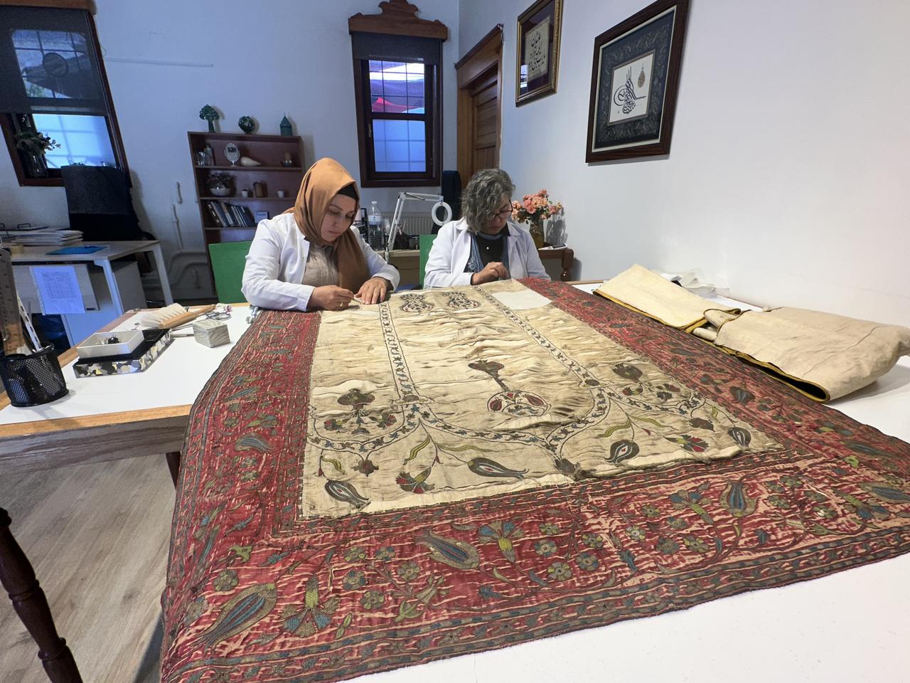 19 artifacts believed to have belonged to Rumi and held in the collection of the Mevlana Museum in Konya—one of Türkiyes most visited museums—are undergoing extensive restoration, June 20, 2025. (AA Photo)