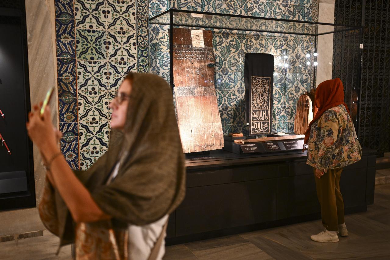 Topkapi Palace, under the Directorate of National Palaces, welcomes visitors during evening hours in Istanbul, Türkiye, June 22, 2025. (AA Photo)