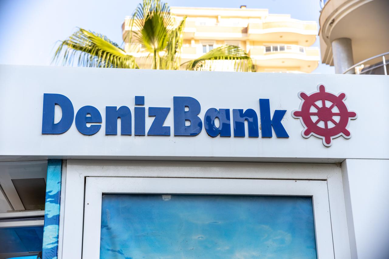 A DenizBank branch is pictured in Alanya, Türkiye, on July 21, 2021. (Adobe Stock Photo)