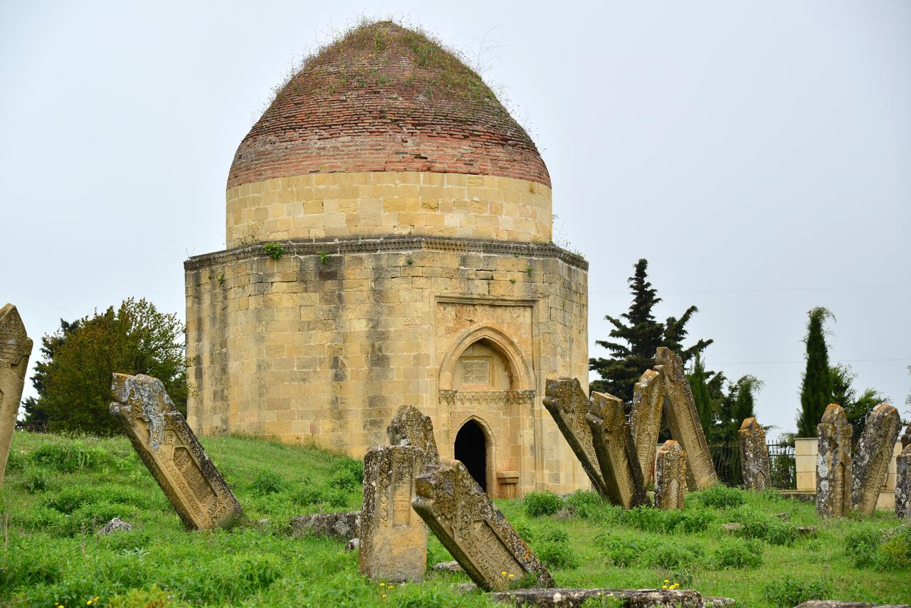 A view of the Yeddi Gumbez Tombs and historical cemetery in Shamakhi, Azerbaijan. (Adobe Stock Photo)