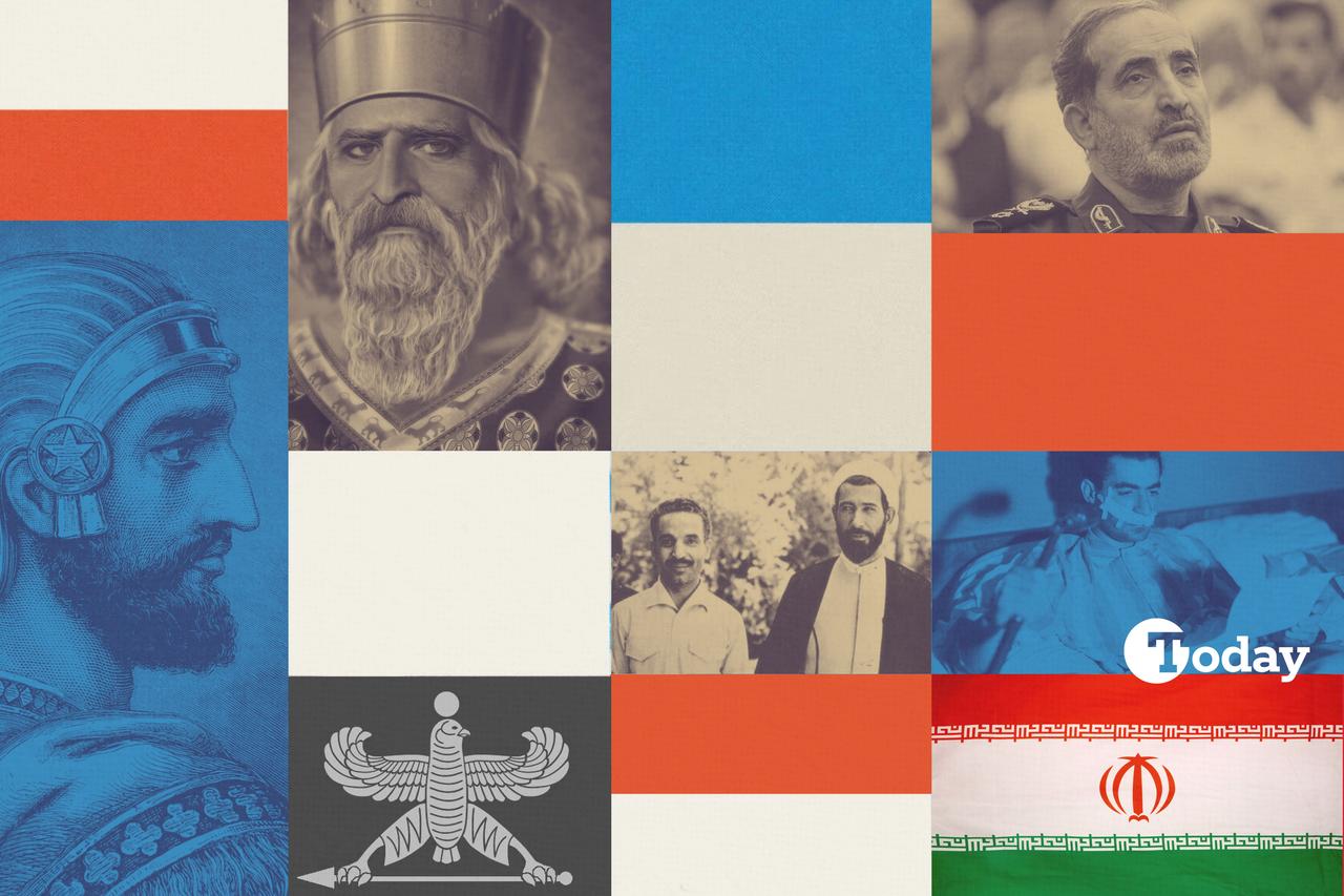 A collage of Iranians assassinated throughout history and in recent times, June 25, 2025. (Photo collage by Türkiye Today team)