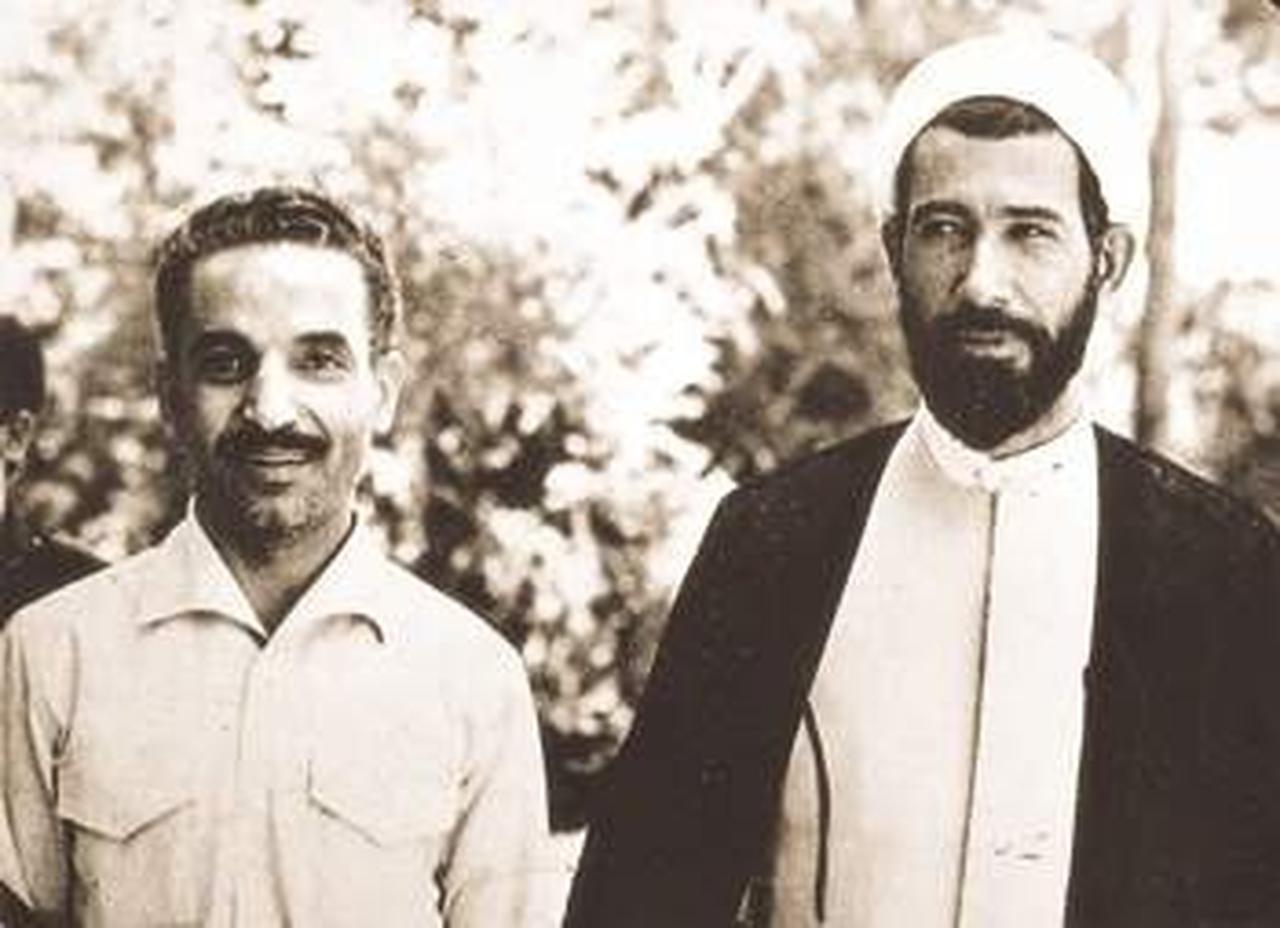 Iranian Prime Minister Mohammad Ali Rajai and President Mohammad Javad Bahonar. (Photo via Wikimedia)