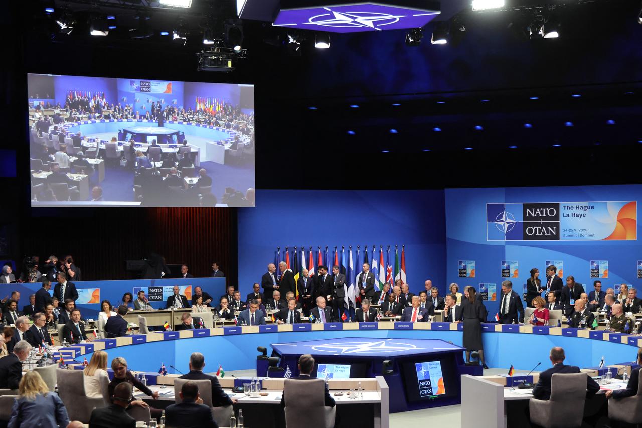 Heads of State gather at the start of a NATO leaders summit in The Hague, Netherlands June 25, 2025. (AFP Photo)
