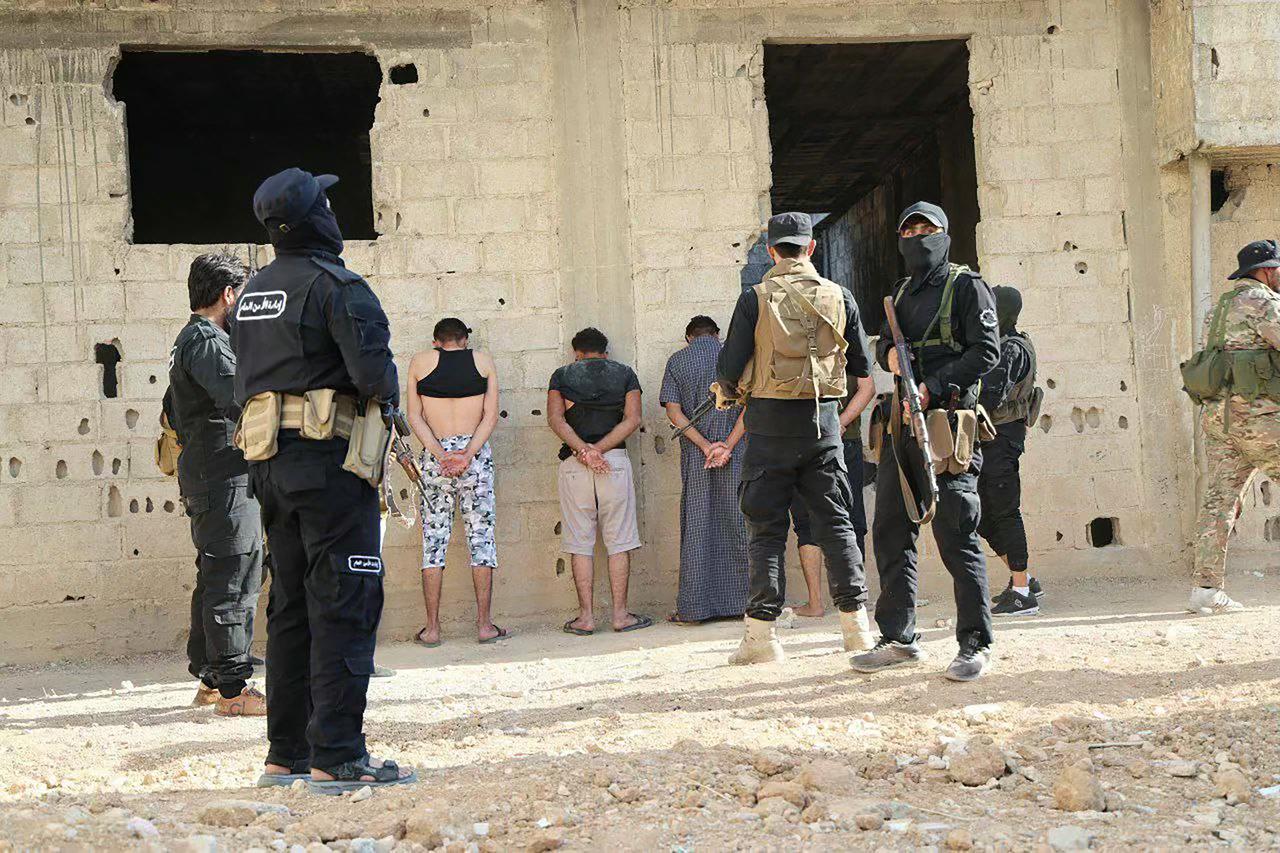 This handout picture released by the official Syrian Arab News Agency (SANA) on June 23, 2025 shows a security operation in Damascus. (Photo by SANA / AFP)