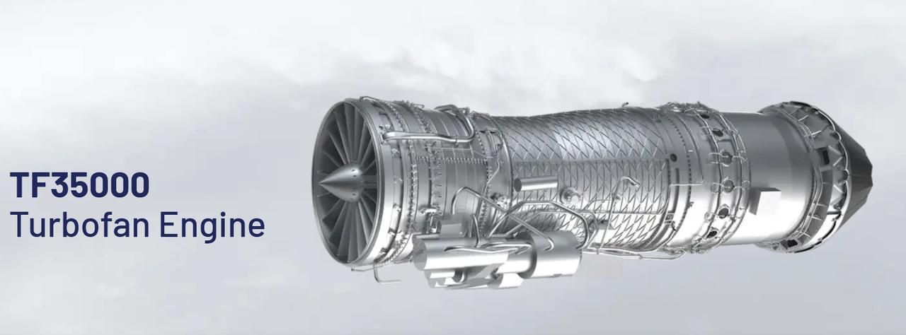 TEI's TF35000 turbofan engine, accessed on June 25, 2025. (TEI Photo)