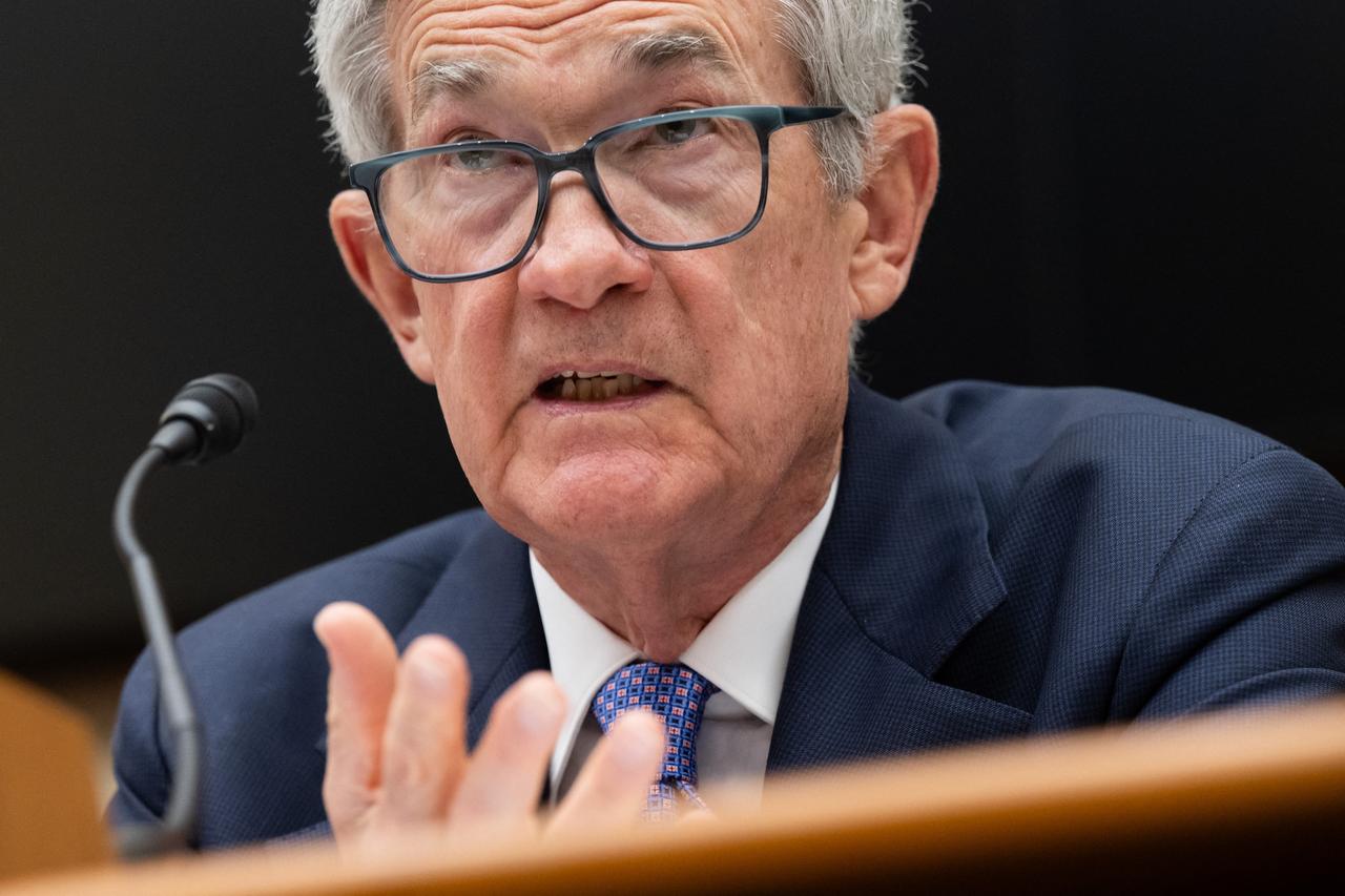 US Federal Reserve Chair Jerome Powell testifies during a House Financial Services Committee hearing on  The Federal Reserves Semi-Annual Monetary Policy Report  on Capitol Hill in Washington, DC on June 24, 2025. (AFP Photo)