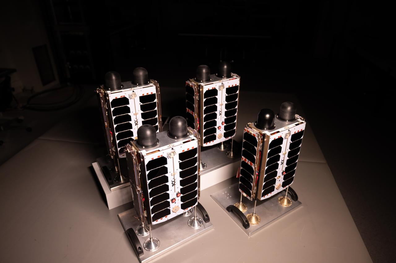 Satellite systems developed by Turkish technology company Plan-S on 24 June, 2025. (AA Photo)