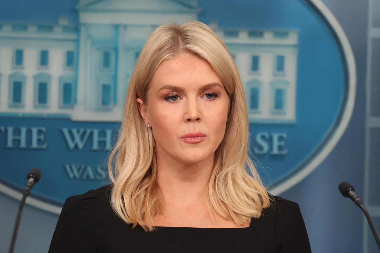 White House Press Secretary Karoline Leavitt speaks during the daily briefing in the Brady Briefing Room of the White House in Washington, D.C., on June 19, 2025. (AFP Photo)
