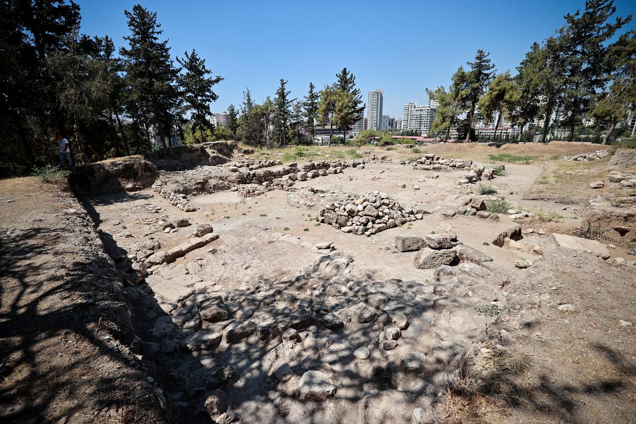 A view from the archaeological excavations at Yumuktepe Mound in Mersin, Türkiye, June 26, 2025. (AA Photo)