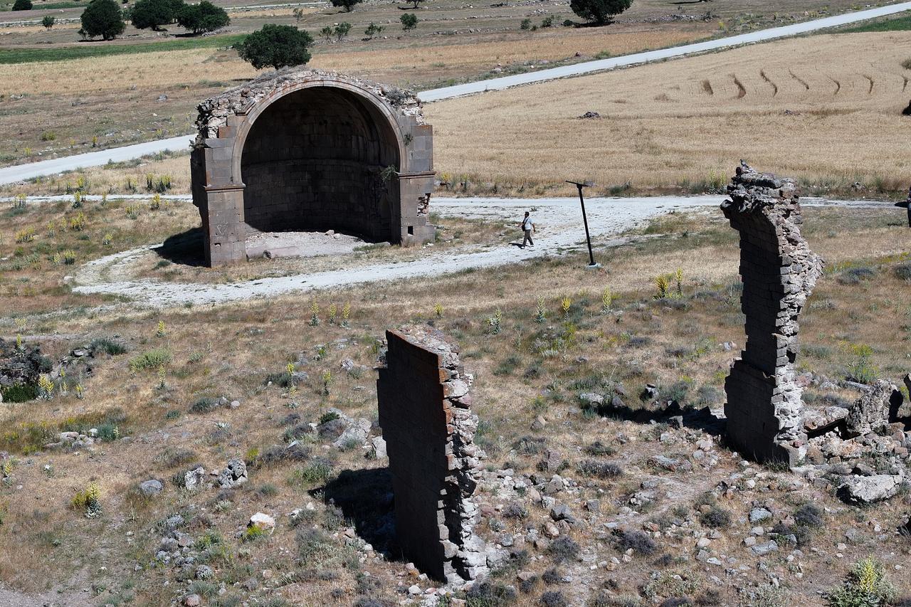 A view of one of the religious structures in the "Binbir Kilise" region of Karadag, located north of Karaman in Türkiye, June 26, 2025. (AA Photo)