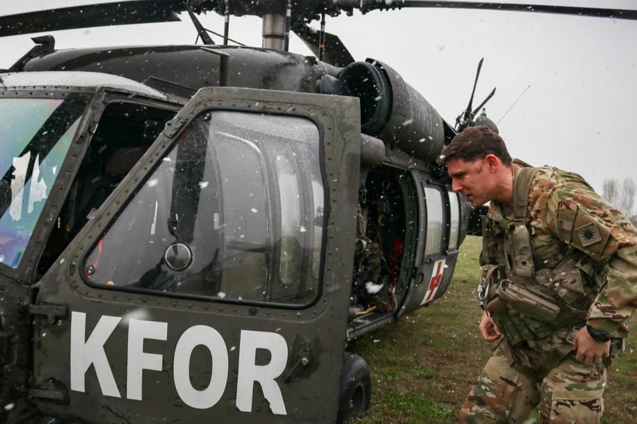 US troop in KFOR mission, accessed on June 27, 2025. (AA Photo)