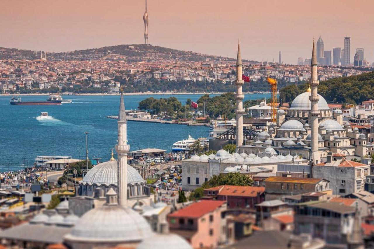 A landscape view of the Bosphorus Strait in Istanbul, Türkiye, accessed on June 27, 2025. (Adobe Stock Photo)