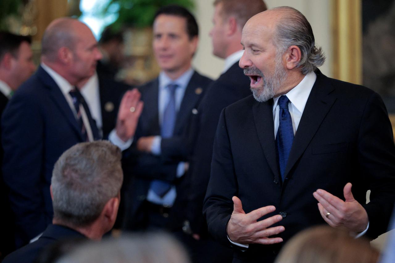 U.S. Commerce Secretary Howard Lutnick speaks with guests during a "One, Big, Beautiful" event with President Donald Trump in the East Room of the White House on June 26, 2025 in Washington, DC. (AFP Photo)