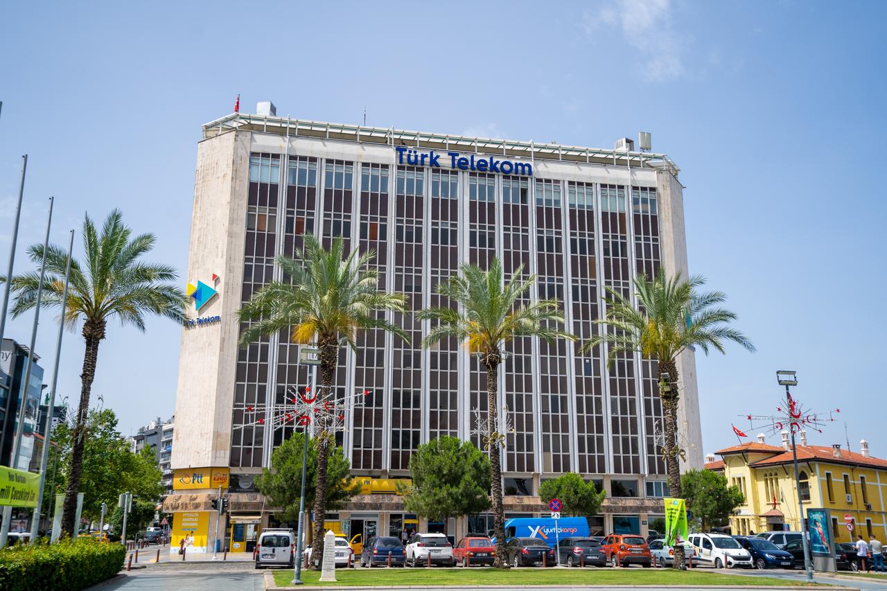 Exterior view of a Turk Telekom building in Izmir, Türkiye, on July 1, 2023. (Adobe Stock Photo)
