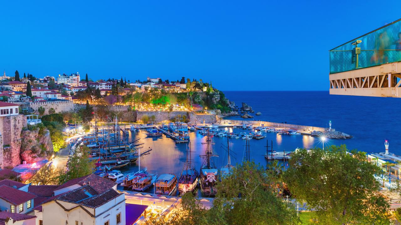 The old harbor in Antalya offers a cooler escape for travelers after sunset, with sea breezes providing relief from the daytime heat, Antalya, Türkiye, accessed on Jun. 28, 2025. (Adobe Stock)