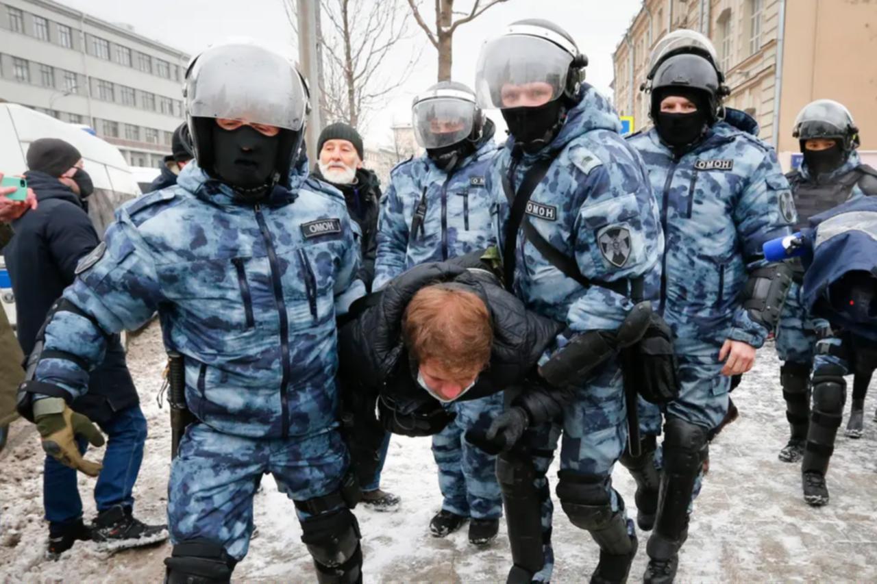 Russian riot police, accessed on June 28, 2025. (AFP Photo)