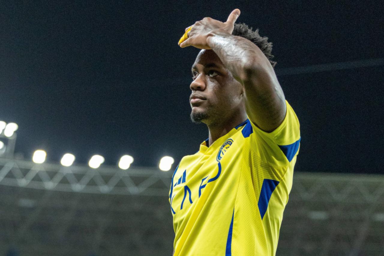 Jhon Duran celebrates after a match with Saudi Pro League side Al-Nassr, accessed on June 28, 2025. (Photo via IMAGO)