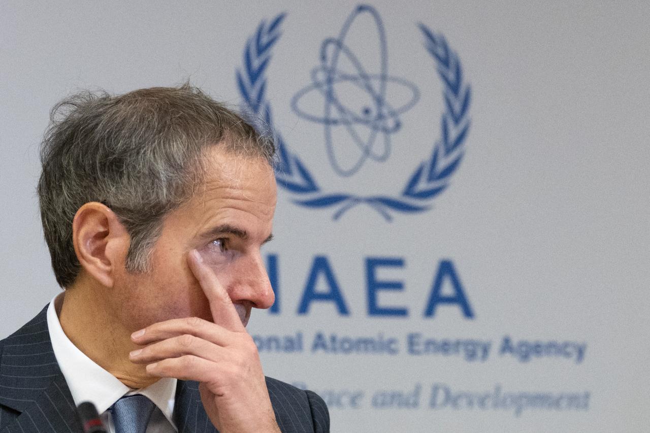 Director General of the International Atomic Energy Agency (IAEA) Rafael Grossi attends an extraordinary IAEA’s Board of Governors meeting at the agencys headquarters in Vienna, Austria on June 23, 2025. (AFP Photo)