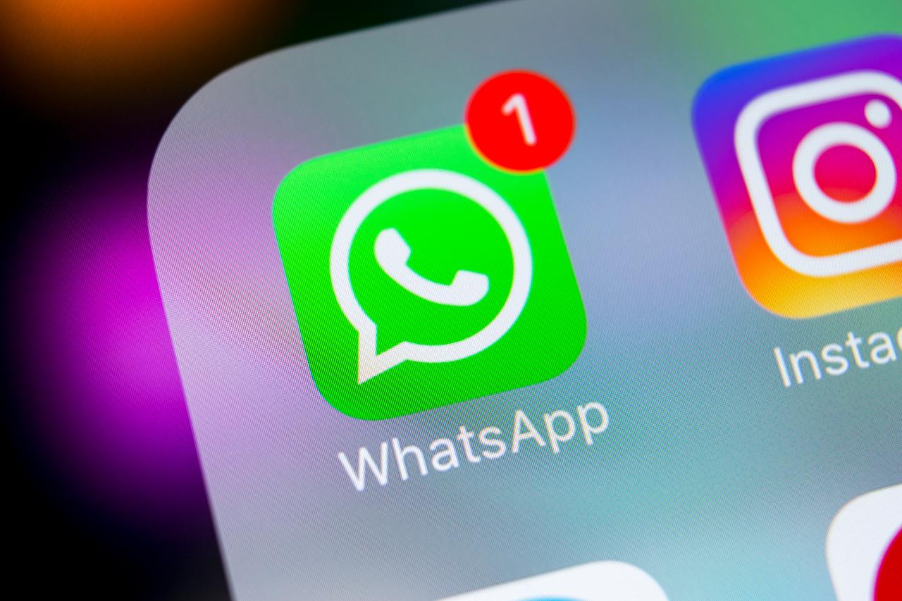 Close-up of the WhatsApp icon on an Apple iPhone X in Saint Petersburg, Russia, on March 6, 2018. (Adobe Stock Photo)