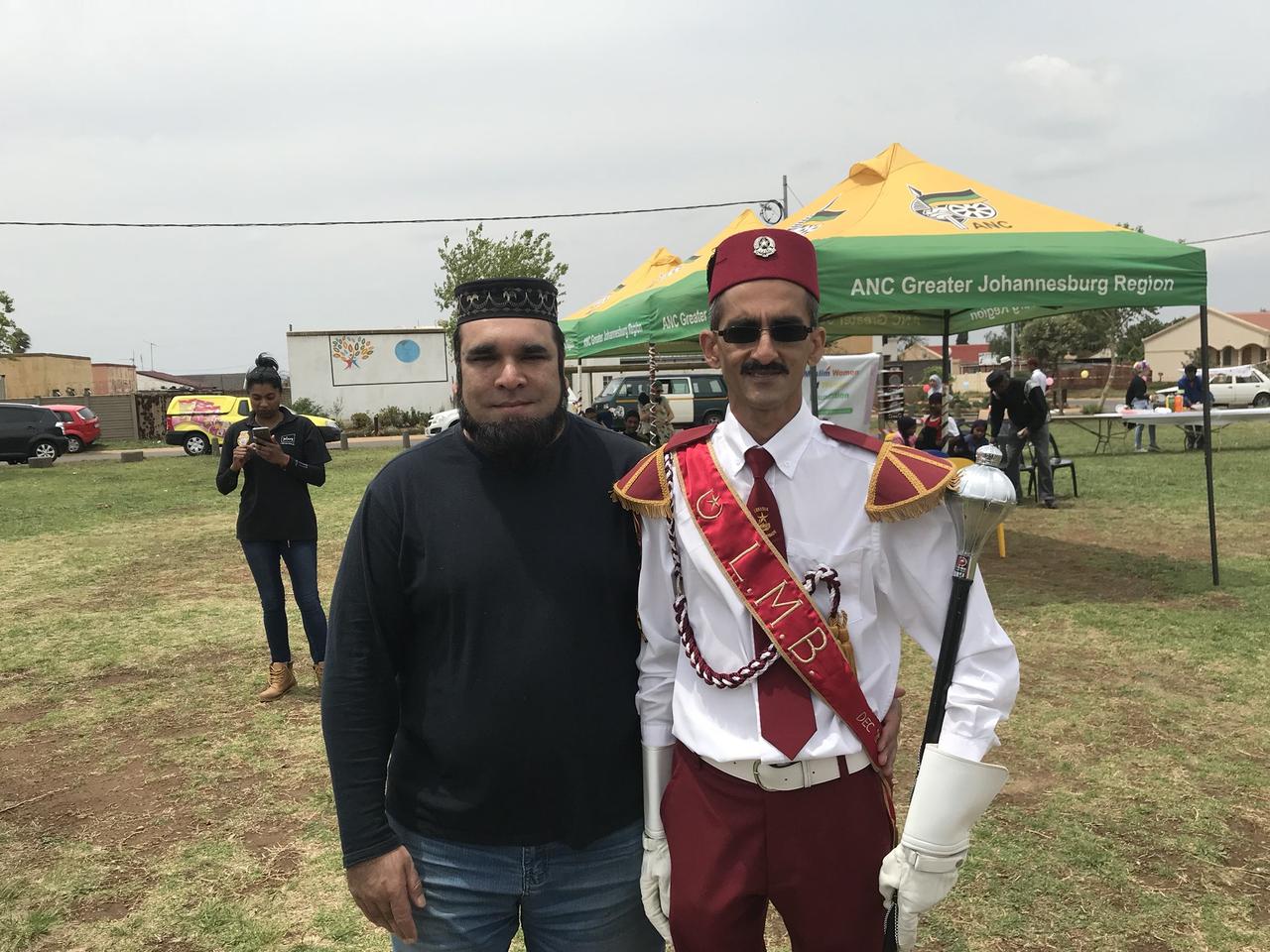Muslim man wears Ottoman fez in a ceremony in South Africa. (X/@FaizelPatel143)