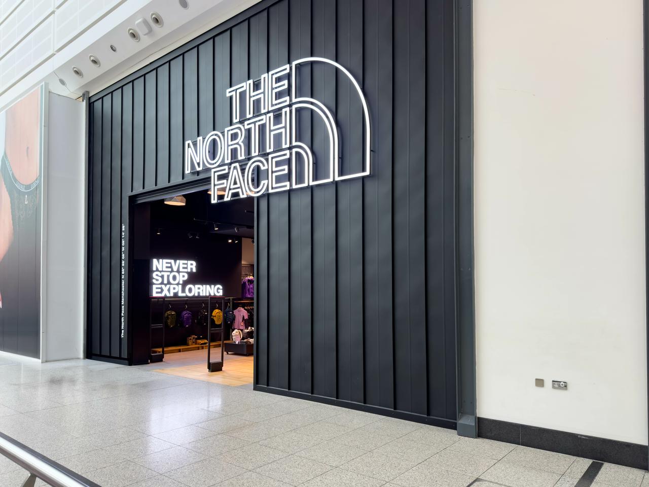 A North Face outdoor and leisure retail store is seen at the Arndale Centre in Manchester, United Kingdom, on August 17, 2024. (Adobe Stock Photo)