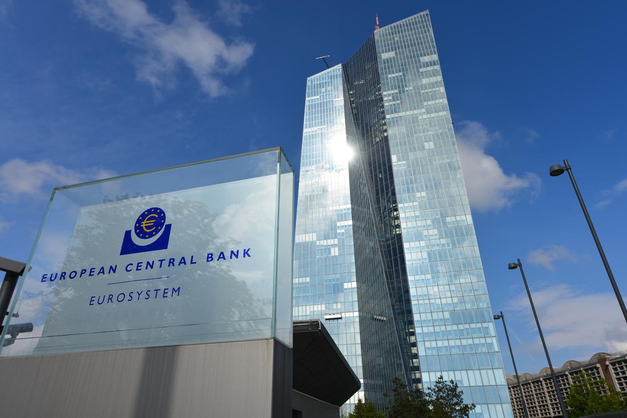 File photo shows the European Central Bank headquarters in Frankfurt, Germany, on May 16, 2018. (Adobe Stock Photo)