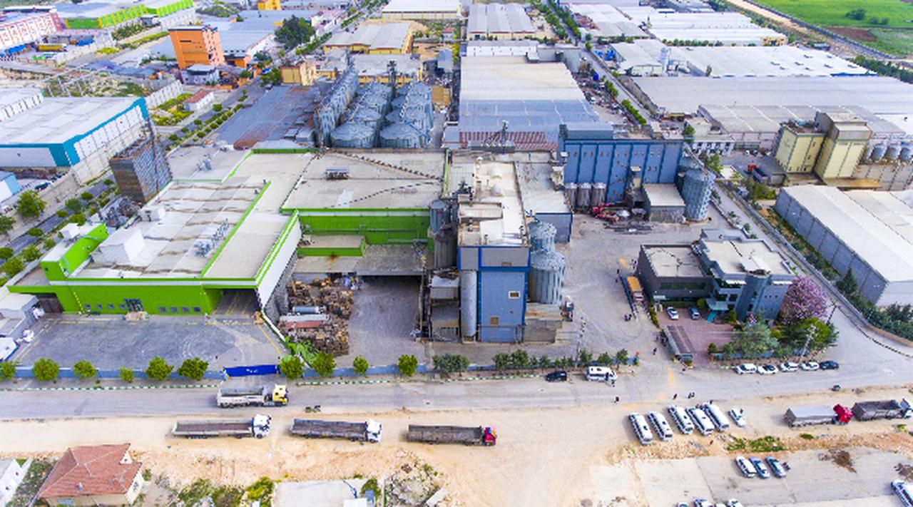An aerial view of Tiryaki Agro’s grain processing facilities in Türkiye, accessed on June 3, 2025. (Photo via tiryaki.com.tr)