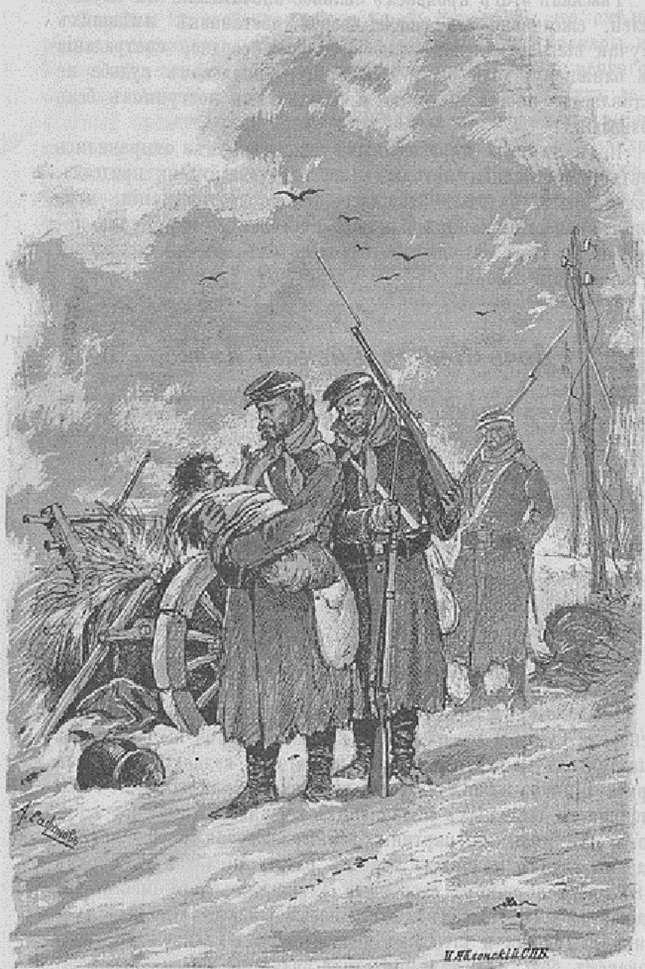 An engraving depicting Ayse in the year 1892. (Photo via Razvedchik)