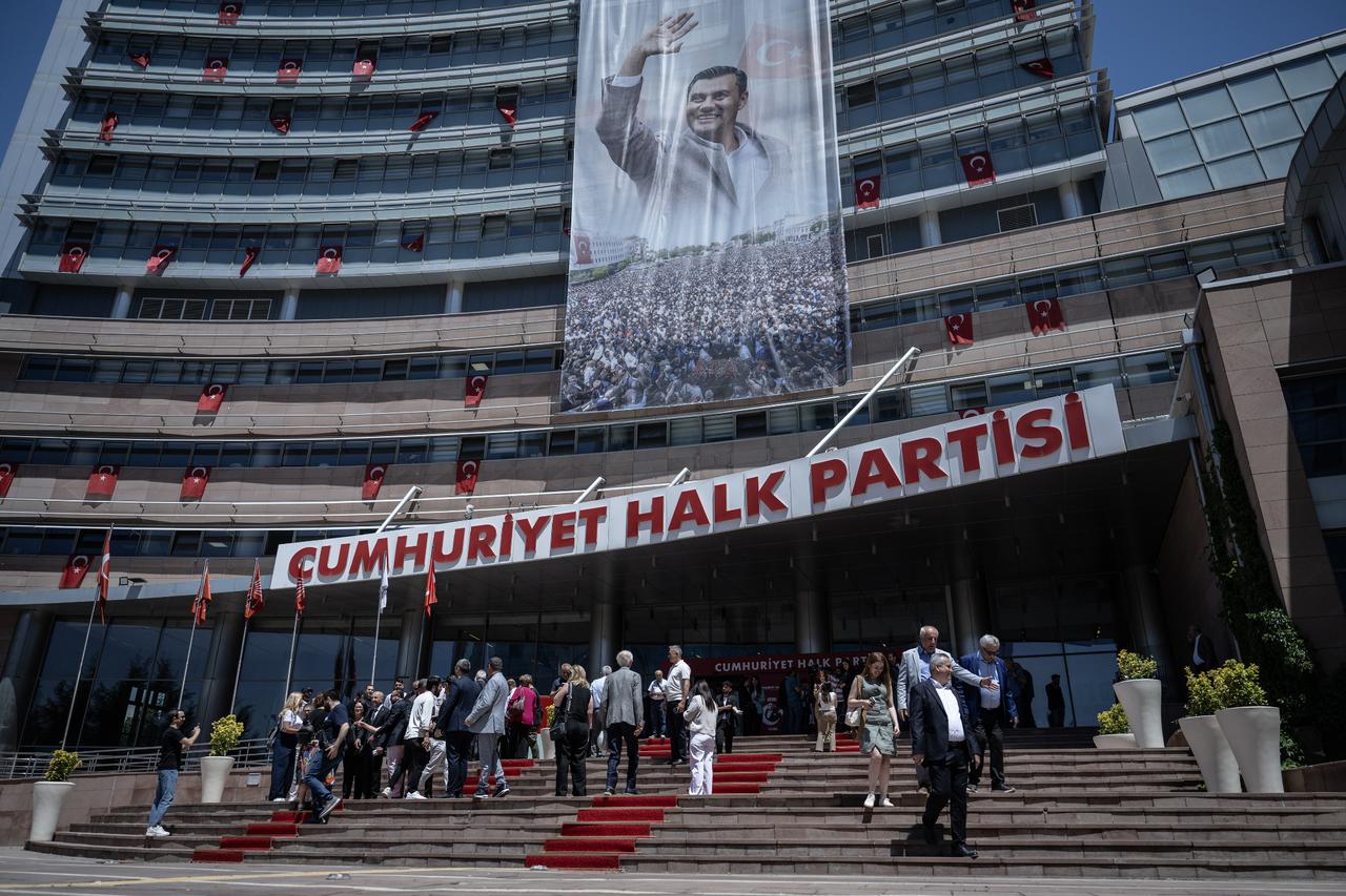 The headquarters of Türkiyes main opposition Republican Peoples Party (CHP) in Ankara, June 30, 2025. (AA Photo)