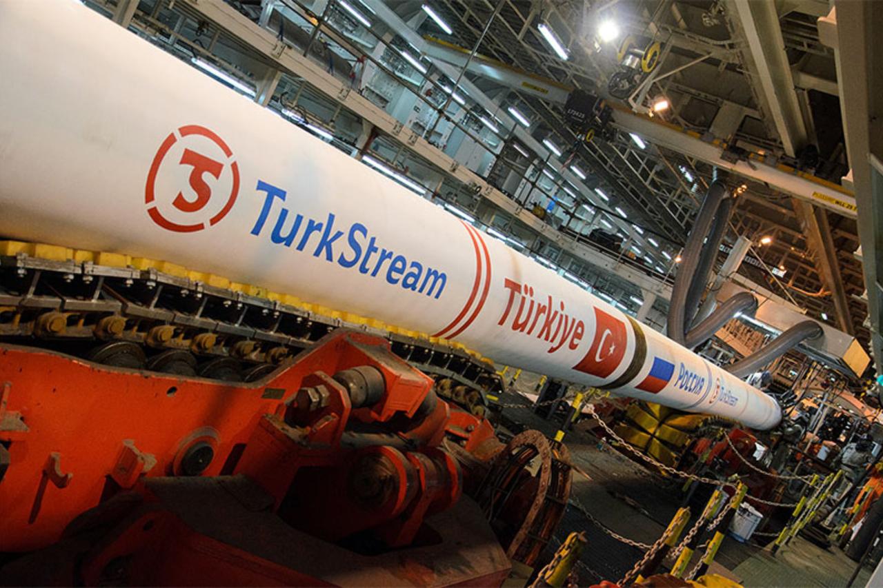 A section of the TurkStream natural gas pipeline in Türkiye, accessed on June 30, 2025. (Photo via BOTAS)