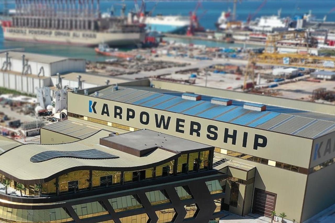 The Karpowership headquarters in Türkiye, accessed on June 30, 2025. (AA Photo)